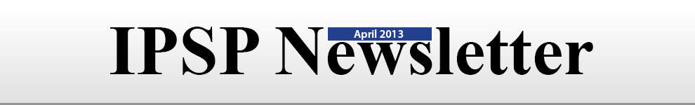 IPSP Newsletter april 2013, vol.24