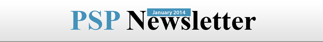 PSP Newsletter January 2014, vol.28